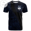 UConn Huskies All Over Print T-shirt Polynesian  - NCAA
