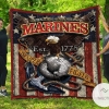 United States Marine Corps Quilt Blanket