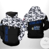 Utah Jazz NBA Camo Veteran Team 3D Printed Hoodie Zipper Hooded Jacket