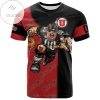 Utah Utes All Over Print T-shirt Football Go On - NCAA