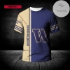 Washington Huskies T-Shirt Half Style Custom - NCAA