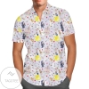 Watercolor Princess Snow White Disney For men And Women Graphic Print Short Sleeve Hawaiian Casual Shirt