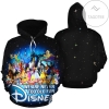 We Are Never Too Old For Disney 3D Printed Hoodie Zipper Hooded Jacket