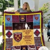 West Ham United F.C To My Grandson Love Grandpa Quilt Blanket