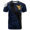 West Virginia Mountaineers All Over Print T-shirt Polynesian  - NCAA