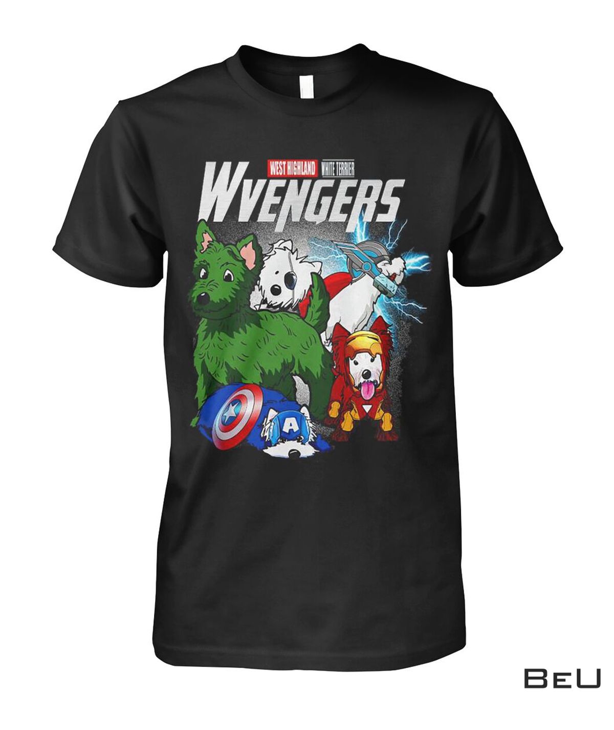 Westie Terrier Wvengers Avengers Shirt