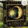 Wiccathe Sun And The Moon Quilt Blanket