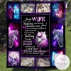 Wolf Wife The Best Decision Cc All Over Print Quilt Blanket