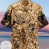 Zoombie Print Short Sleeve Hawaiian Casual Shirt