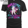 16th Birthday 16 Year Old Girl Flossing Unicorn Party T-shirt