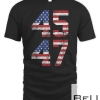 45 47 Merica 4th Of July American Flag T-shirt