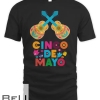 5 De Mayo Cinco De Mayo Sombrero Maraca Guitar T-shirt