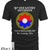 9th Infantry Division Old Reliables Infantry Style T-shirt