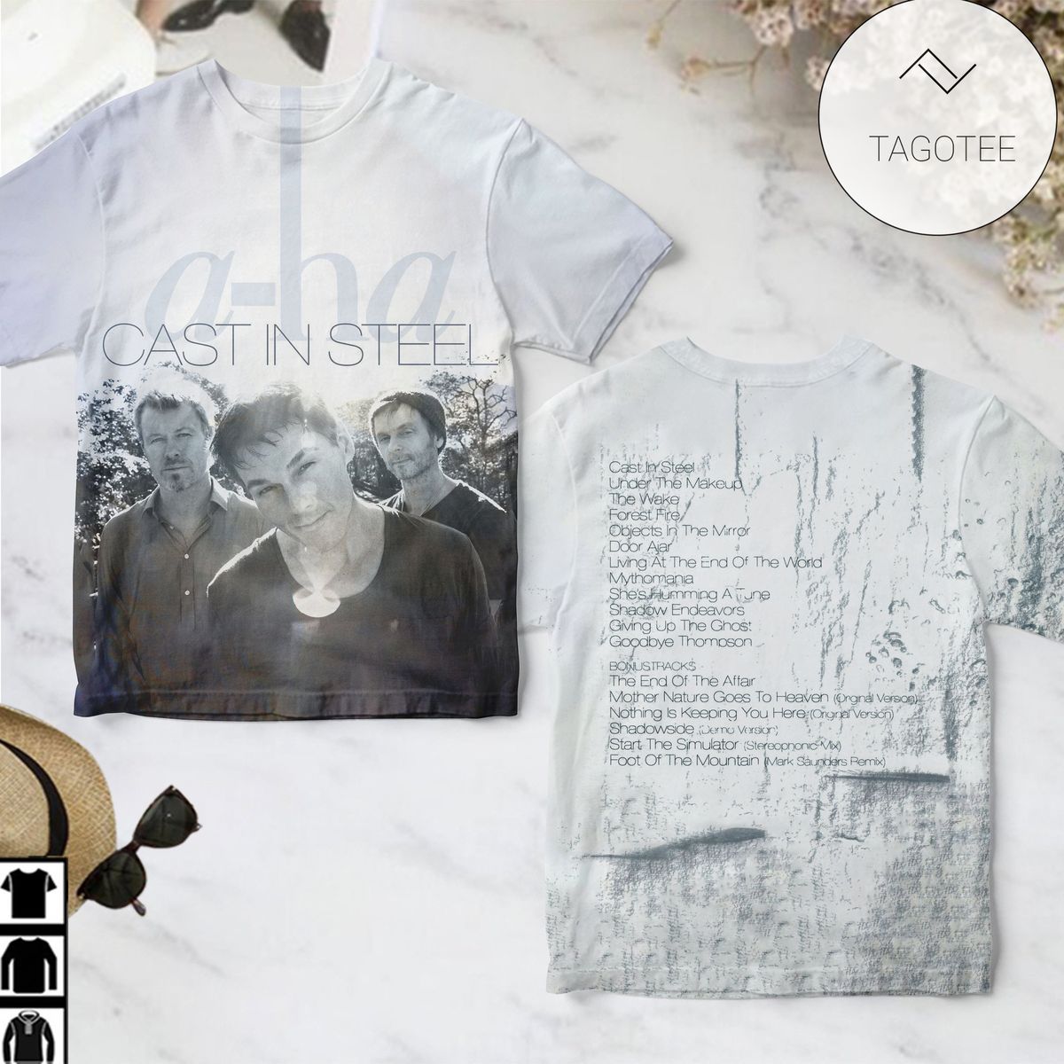 A-ha Cast In Steel Album Cover Shirt