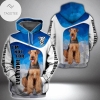 Airedale Terrier Not For Everyone Blue Hoodie