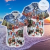 Amazing Christmas Train Santa Claus Hawaiian Shirts