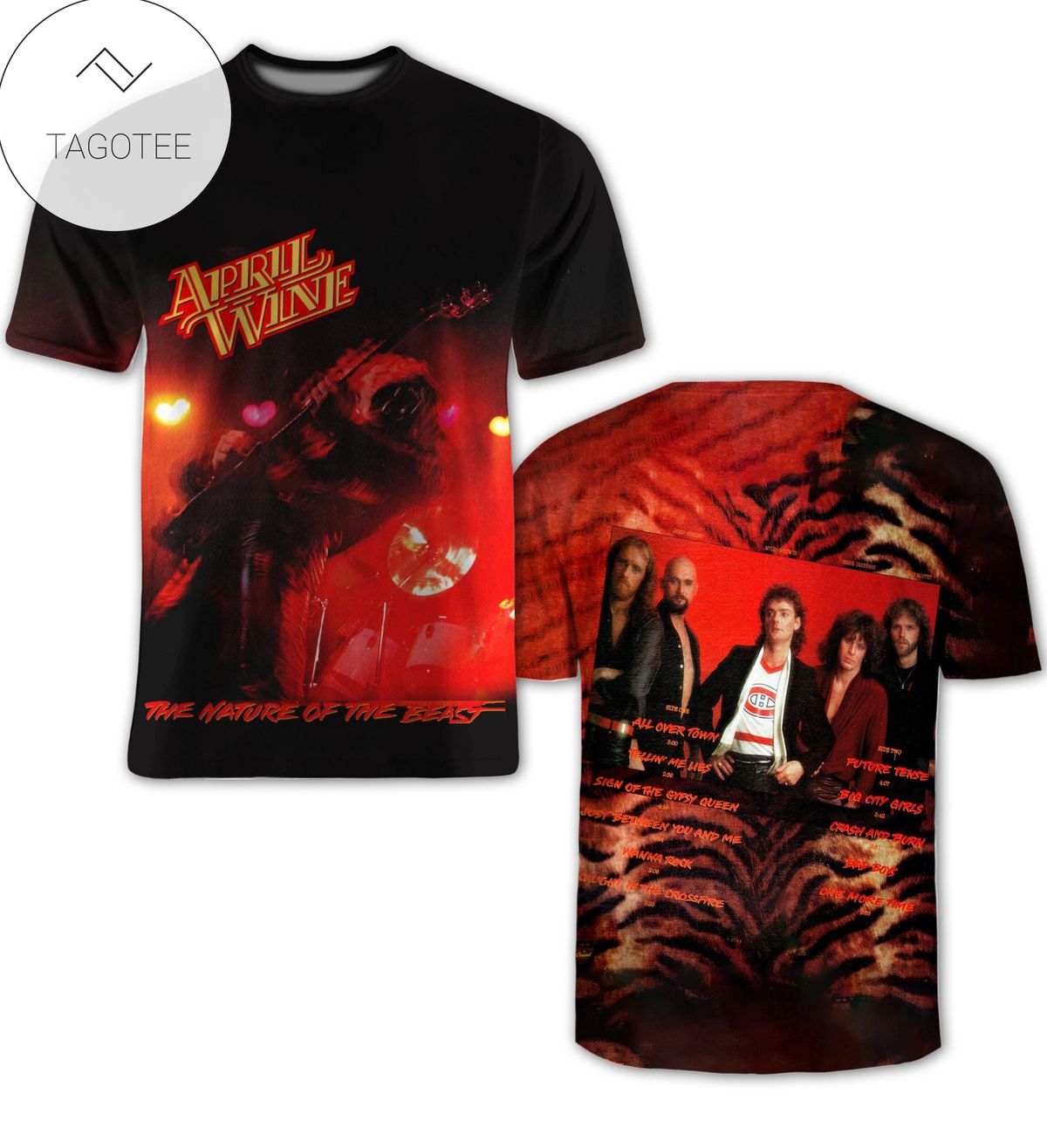 April Wine The Nature Of The Beast Album Cover Shirt