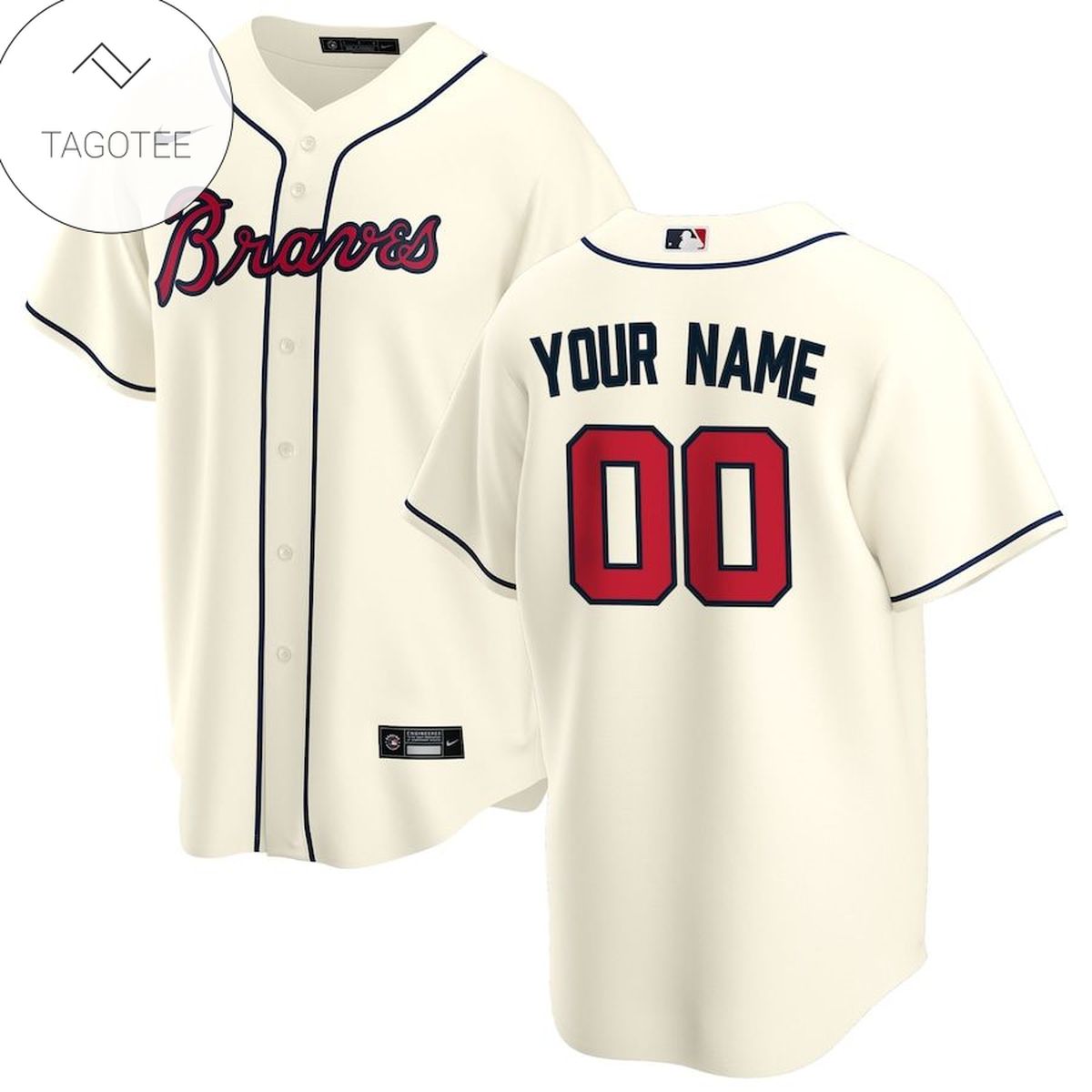 Atlanta Braves Jersey - Premium Jersey Shirt - Custom Name & Number Jersey - Mlb Jersey