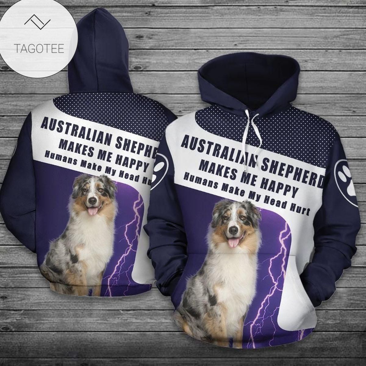 Australian Shepherd Funny Hoodie