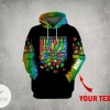 Autism Awareness Treat People Kindness Personalized Unisex Hoodie