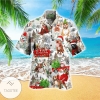 Beach Christmas Pitbull Hawaiian Shirt