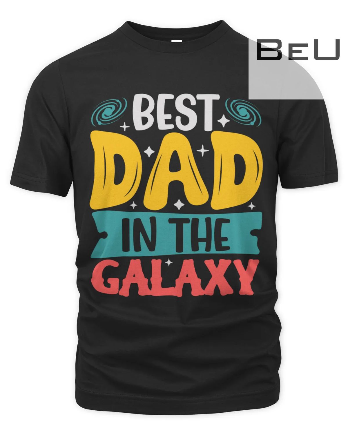 Best Dad In The Galaxy Retro Vintage Style T-shirt