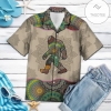 Bigfoot Hawaiian Shirt Bigfoot Mandala Grey Hawaii Aloha Shirt Adult Full Print