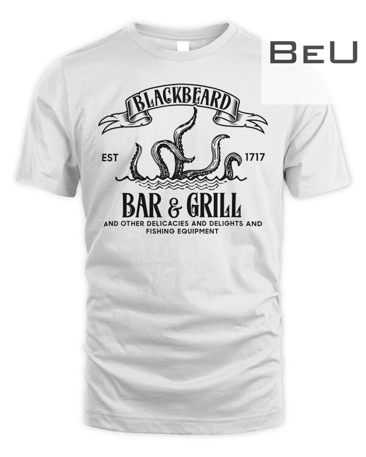 Blackbeard's Bar And Grill Est 1717 T-shirt