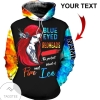 Blue Eyed Redheads The Perfect Blend Of Fire And Ice Personalized Name Hoodie