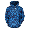 Blue Leopard Hoodie