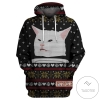 Cat Meme T-shirt Woman Yelling At Cat Meme Ugly Christmas Sweater T-shirt Hoodie