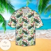 Chili Peppers And Turtle Tropical Polyester Hawaiian Shirt
