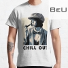 Chill Out Vintage Girl Smoking Pastel Colors T-shirt