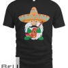 Cinco De Mayo Mexican Gnome Wearing Sombrero Holding Guitar T-shirt