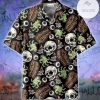 Cool Scary Zombies Pattern Halloween Hawaiian Aloha Shirts