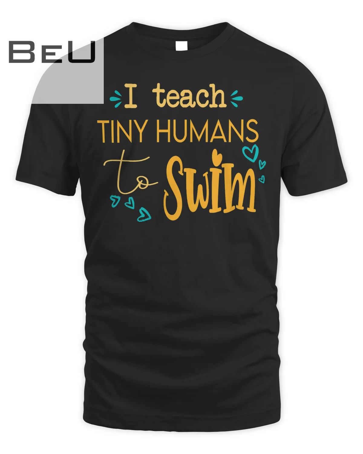Cool Swim Coach I Teach Tiny Humans To Swim Swimming Teacher T-shirt