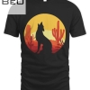 Coyote Howl Sun Desert T-shirt