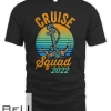 Cruise Squad 2022  Cowhide Leopard Anchor Cruising Fans T-shirt