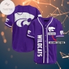 Custom Name Kansas State Wildcats Baseball Jersey - Premium Jersey - Custom Name Jersey Sport For Fans