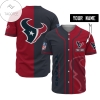 Custom Name Personalized Houston Texans Baseball Jersey - Premium Jersey - Custom Name Jersey Sport For Fans