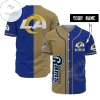 Custom Name Personalized Los Angeles Rams Baseball Jersey - Premium Jersey - Custom Name Jersey Sport For Fans