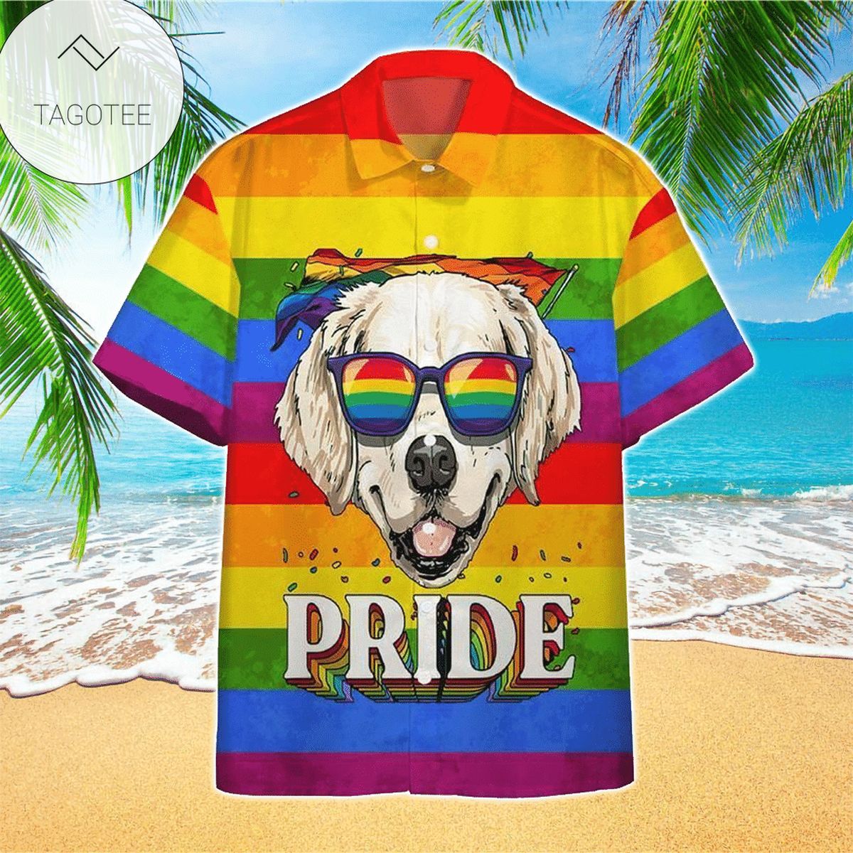 Custom Retriever Dog Hawaiian Shirt For Men Retriever Dog Lover Gifts