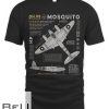 De Havilland Mosquito Fighter Bomber British Ww2 Raf Dh.98 T-shirt