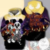 Disney T-shirt Mouse Couple Nightmare Before Christmas T-shirt Hoodie