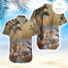 Ducks Vintage 3D Print Polyester Hawaiian Aloha Shirts