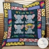 Elephant Hippie It's Ok To Be A Little Different Quilt Blanket