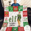 Elf Will Ferrell As Buddy Signature Quilt Blanket