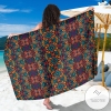 Ethnic Style Print Pattern Sarong Womens Swimsuit Hawaiian Pareo Beach Wrap
