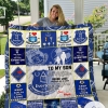 Everton To My Son Love Mom Quilt Blanket