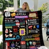 F.r.i.e.n.d.s Black Quilt Blanket